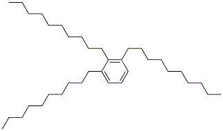 TRI-N-DECYLBENZENE Struktur