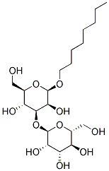 N-OCTYL-3-O-A-D-MANNOPYRANOSYL-B-D-MANNOPYRANOSIDE Struktur