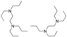 N,N,N',N'-TETRA(N-PROPYL)ETHYLENE DIAMINE, [1,2-BIS(DI-N-PROPYLAMINO)ETHANE] Struktur