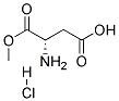 L-ASPARTIC ACID METHYLESTER HCL Struktur