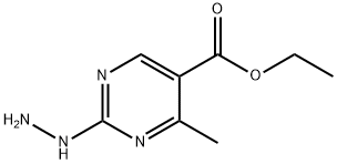 ETHYL 2-HYDRAZINYL-4-METHYLPYRIMIDINE-5-CARBOXYLATE Struktur