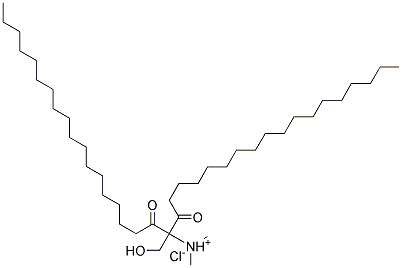 DIMETHYL DISTEAROYLHYDROXYETHYL AMMONIUM CHLORID Struktur