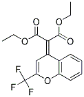 DIETHYL 2-[2-TRIFLUOROMETHYL-4H-CHROMEN-4-YLIDENE]MALONATE Struktur