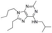 9-BUTYL-N-ISOBUTYL-2-METHYL-8-PROPYL-9H-PURIN-6-AMINE Struktur