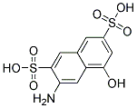 7-AMINO-1-NAPHTHOL-3,6-DISULPHONIC ACID Struktur