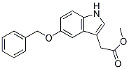 5-BENZYLOXY-3-INDOLEACETIC ACID METHYL ESTER Struktur