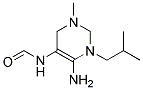 4-AMINO-5-FORMYLAMINO-3-ISOBUTYL-1-METHYLPYRIMIDIN Struktur