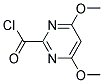 4,6-DIMETHOXYPYRIMIDINE-2-CARBONYL CHLORIDE Struktur