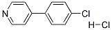 4-(4-CHLORO PHENYL)1,2,3-TETRA HYDROPYRIDINE HCL Struktur