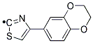 4-(2,3-DIHYDRO-BENZO[1,4]DIOXIN-6-YL)-THIAZOL-2-YL Struktur