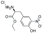 3-NITRO-L-TYROSINE ETHYL ESTER HYROCHLORIDE Struktur