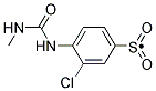 3-CHLORO-4-(3-METHYL-UREIDO)-BENZENESULFONYL Struktur