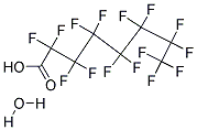 PENTADECAFLUOROOCTANOIC ACID MONOHYDRATE Struktur