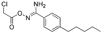 O1-(2-CHLOROACETYL)-4-PENTYLBENZENE-1-CARBOHYDROXIMAMIDE, TECH Struktur