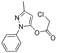 3-METHYL-1-PHENYL-1H-PYRAZOL-5-YL 2-CHLOROACETATE, TECH Struktur