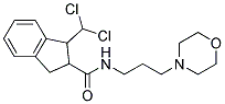 N2-(3-MORPHOLINOPROPYL)-1-(DICHLOROMETHYL)INDANE-2-CARBOXAMIDE, TECH Struktur