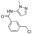 3-(CHLOROMETHYL)-N-(1-METHYL-1H-PYRAZOL-5-YL)BENZAMIDE, TECH Struktur