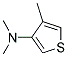 N,N,4-TRIMETHYLTHIOPHEN-3-AMINE, TECH Struktur