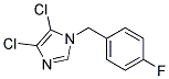 4,5-DICHLORO-1-(4-FLUOROBENZYL)-1H-IMIDAZOLE, TECH Struktur