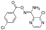 O2-(4-CHLOROBENZOYL)-3-CHLOROPYRAZINE-2-CARBOHYDROXIMAMIDE, TECH Struktur