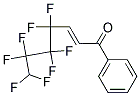 4,4,5,5,6,6,7,7-OCTAFLUORO-1-PHENYLHEPT-2-EN-1-ONE, TECH Struktur