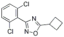 5-CYCLOBUTYL-3-(2,6-DICHLOROPHENYL)-1,2,4-OXADIAZOLE, TECH Struktur