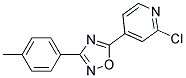 5-(2-CHLORO-4-PYRIDYL)-3-(4-METHYLPHENYL)-1,2,4-OXADIAZOLE, TECH Struktur