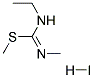 METHYL N-METHYL-(ETHYLAMINO)METHANIMIDOTHIOATE HYDROIODIDE Struktur