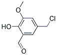 5-CHLOROMETHYL-2-HYDROXY-3-METHOXYBENZALDEHYDE Struktur