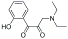 TRANS-3-(DIETHYLAMINO)-1-(2-HYDROXY- PHENYL)-2-PROPANEDIONE Struktur