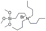 N-TRIMETHOXYSILYLPROPYLTRI-N-BUTYLAMMONIUMBROMIDE 50% IN METHANOL Struktur