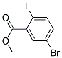 METHYL 5-BROMO-2-IODOBENZOAT Struktur