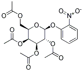 O-NITROPHENYL 2,3,4,6-TETRA-O-ACETYL-B-D-GALACTOPYRANOSIDE Struktur