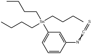 3-TRI-N-BUTYLSTANNYL-PHENYLISOTHIOCYANATE Struktur