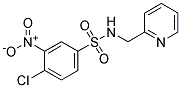 N1-(2-PYRIDYLMETHYL)-4-CHLORO-3-NITROBENZENE-1-SULPHONAMIDE Struktur