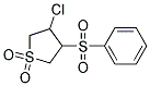 3-CHLORO-4-(PHENYLSULPHONYL)TETRAHYDRO-1H-1LAMBDA~6~-THIOPHENE-1,1-DIONE Struktur