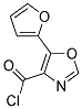 5-(2-FURYL)-1,3-OXAZOLE-4-CARBONYL CHLORID Struktur