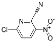 6-CHLORO-3-NITROPYRIDINE-2-CARBONITRIL Struktur