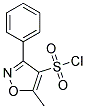 5-METHYL-3-PHENYLISOXAZOLE-4-SULPHONYL CHLORID Struktur