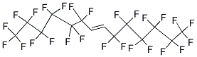 TRANS-7H,8H-PERFLUOROTETRADEC-7-EN Struktur