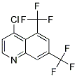 5,7-BIS(TRIFLUOROMETHYL)-4-CHLOROQUINOLIN Struktur