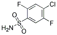 4-CHLORO-2,5-DIFLUOROBENZENESULPHONAMID Struktur