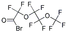 NONAFLUORO-3,6-DIOXAHEPTANOYL BROMID Struktur