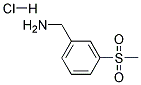 3-(METHYLSULFONYL)BENZYLAMINEHYDROCHLORIDE Struktur