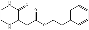 PHENETHYL 2-(3-OXO-2-PIPERAZINYL)ACETATE Struktur