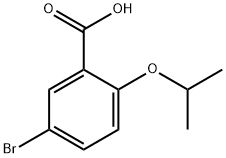 5-BROMO-2-ISOPROPOXYBENZOIC ACID Struktur