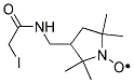 3-(2-Iodoacetamidomethyl)-2,2,5,5-tetramethylpyrrolidinyloxy,free radical Struktur