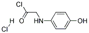 D-4-Hydroxyphenylglycine chloride hydrochloride Struktur