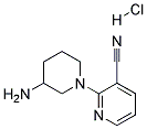 3-Amino-3,4,5,6-tetrahydro-2H-[1,2']bipyridinyl-3'-carbonitrile hydrochloride Struktur