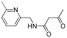 N-(6-METHYL-PYRIDIN-2-YLMETHYL)-3-OXO-BUTYRAMIDE Struktur